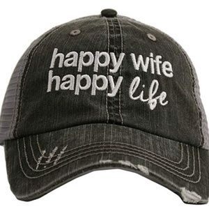 Happy Wife Happy Life Hat
